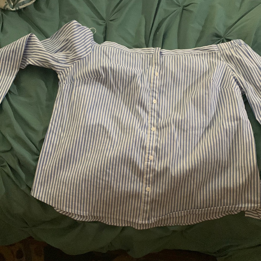 Express shirt, size large, over the shoulder